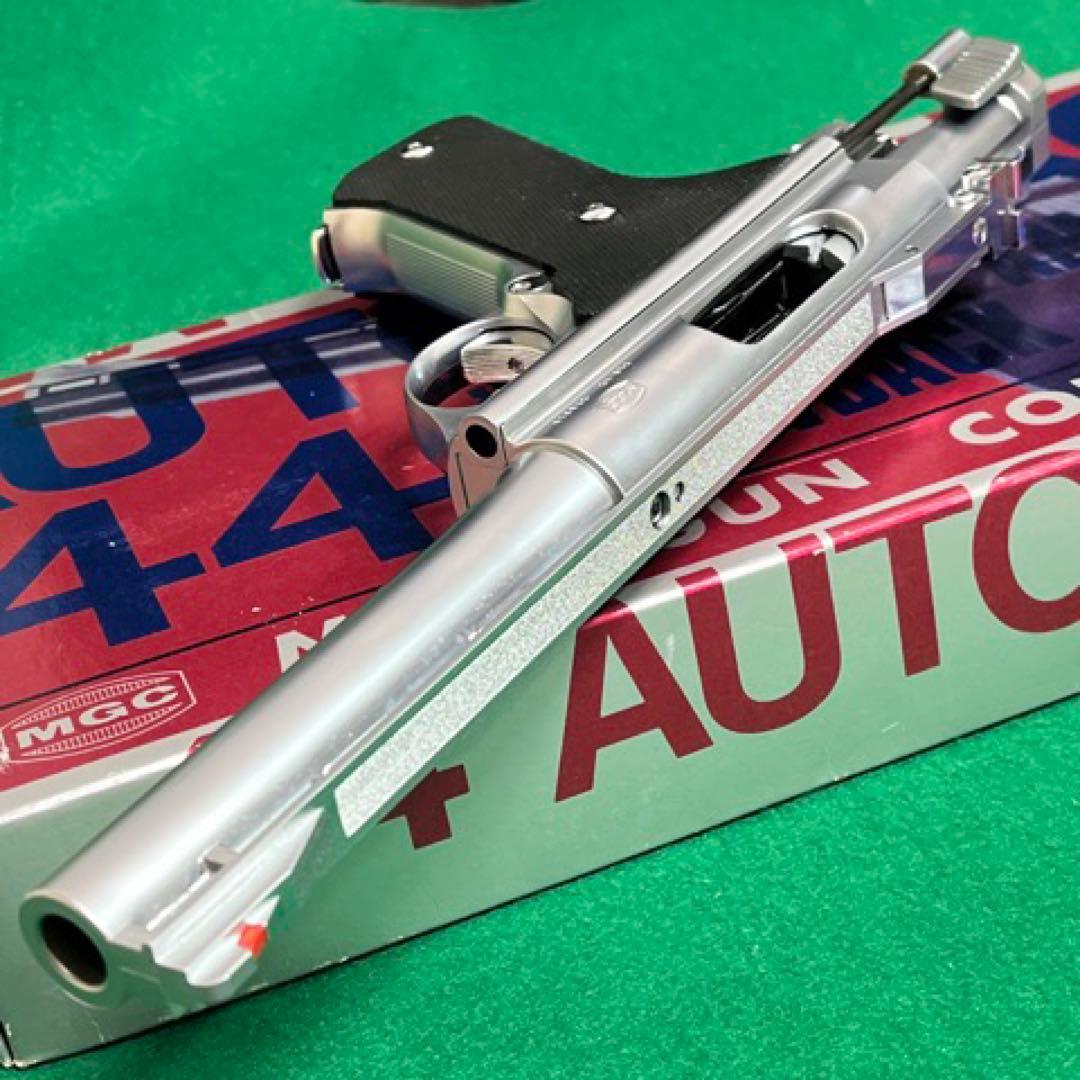 MGC オートマグ ステンレスシルバー ABSモデルガン 火薬無