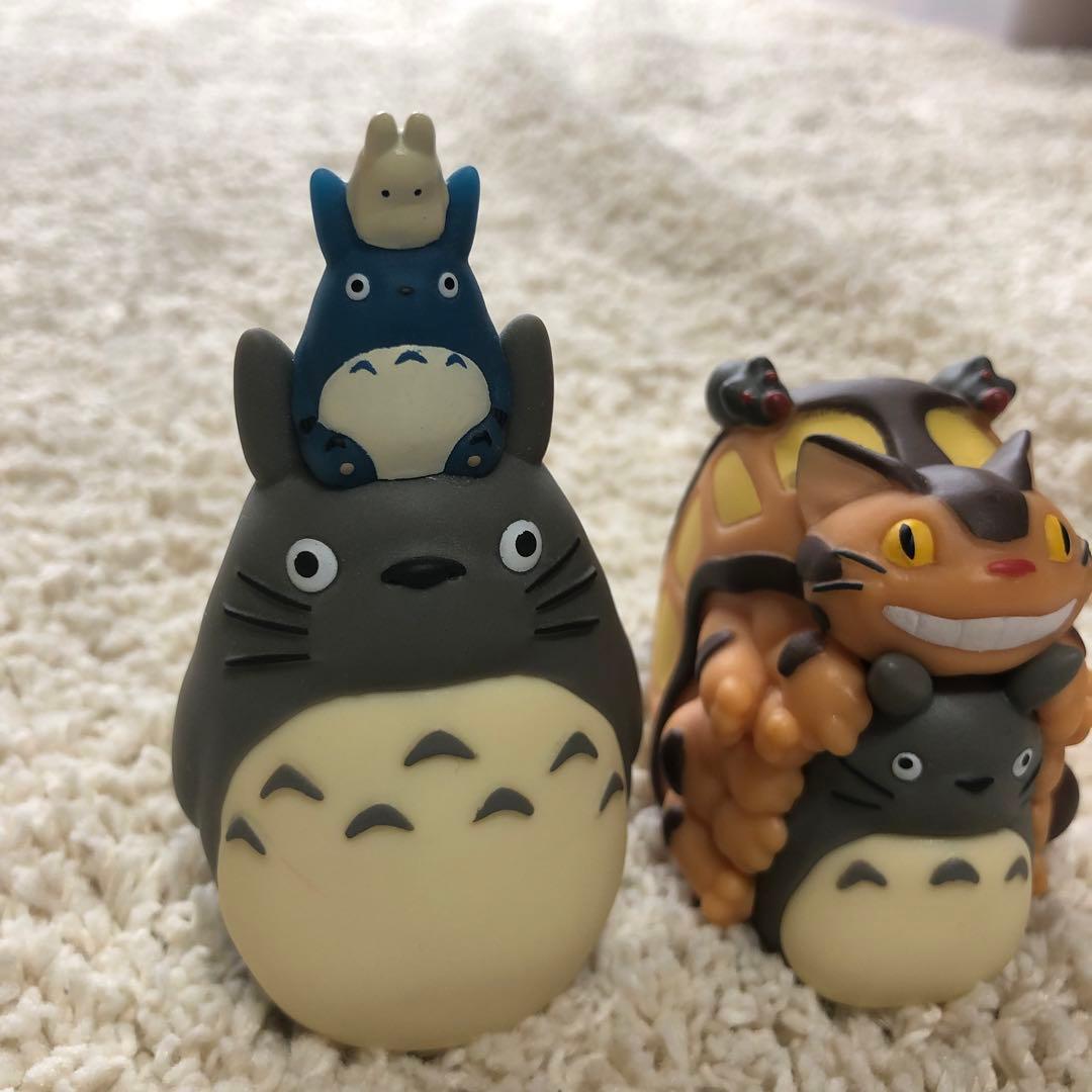 ジブリ　トトロ　30周年限定指人形　セット