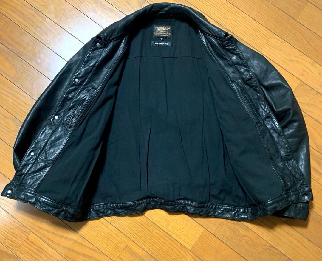 SKOOKUM×JACKROSE 1stタイプ　レザー トラッカージャケット希少