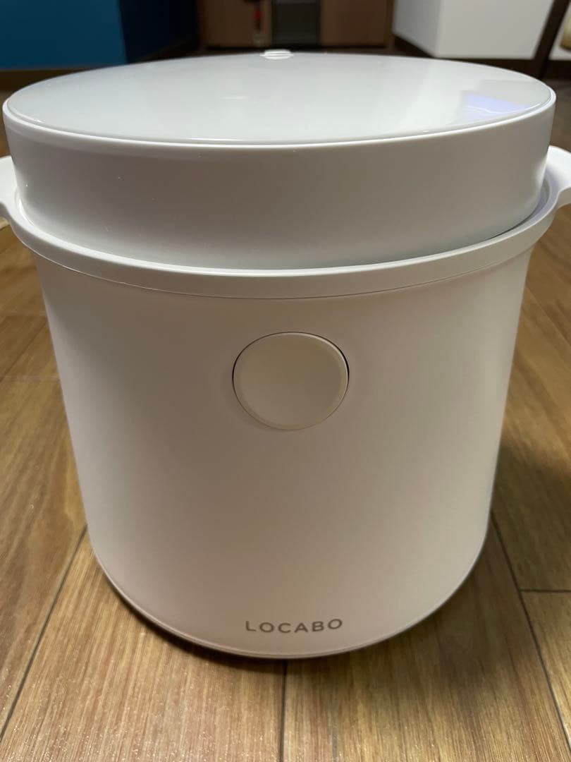 【使用1回のみ】【付属品全てあり】LOCABO 炊飯器 JM-C20E-W