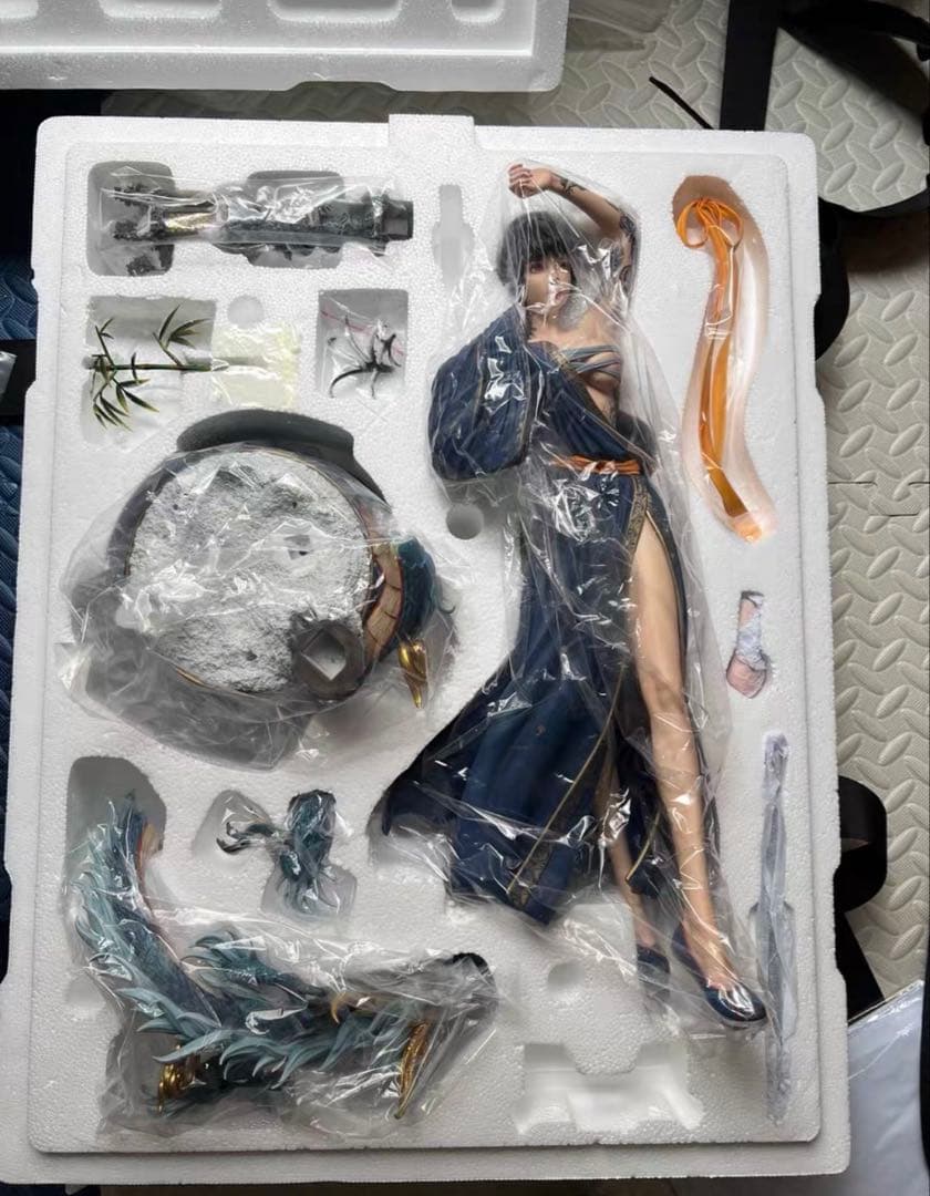 鬼刀シリーズ TES 風鈴小さな緑 海琴の煙 風鈴アスミ スタチュー フィギュア