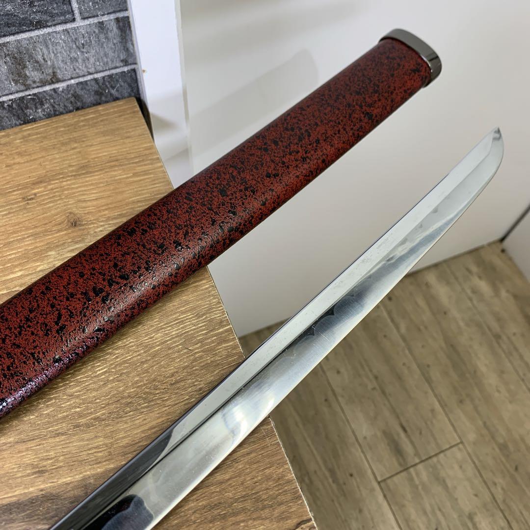 全長約105㎝　坂本龍馬愛刀　日本製　金属製　模造刀　日本刀　赤石目　大刀