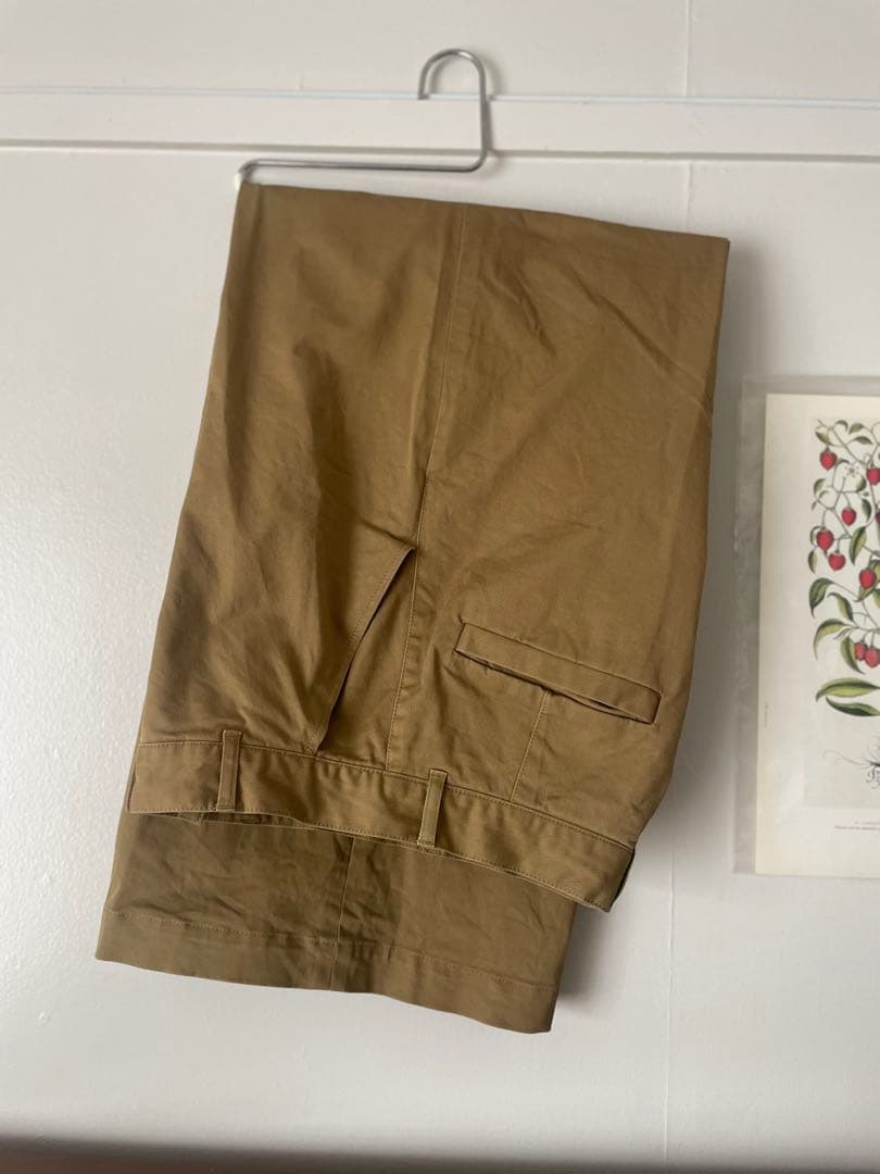 Curensology カレンソロジー ＜&RC＞ワイドルーズチノパンツ 36