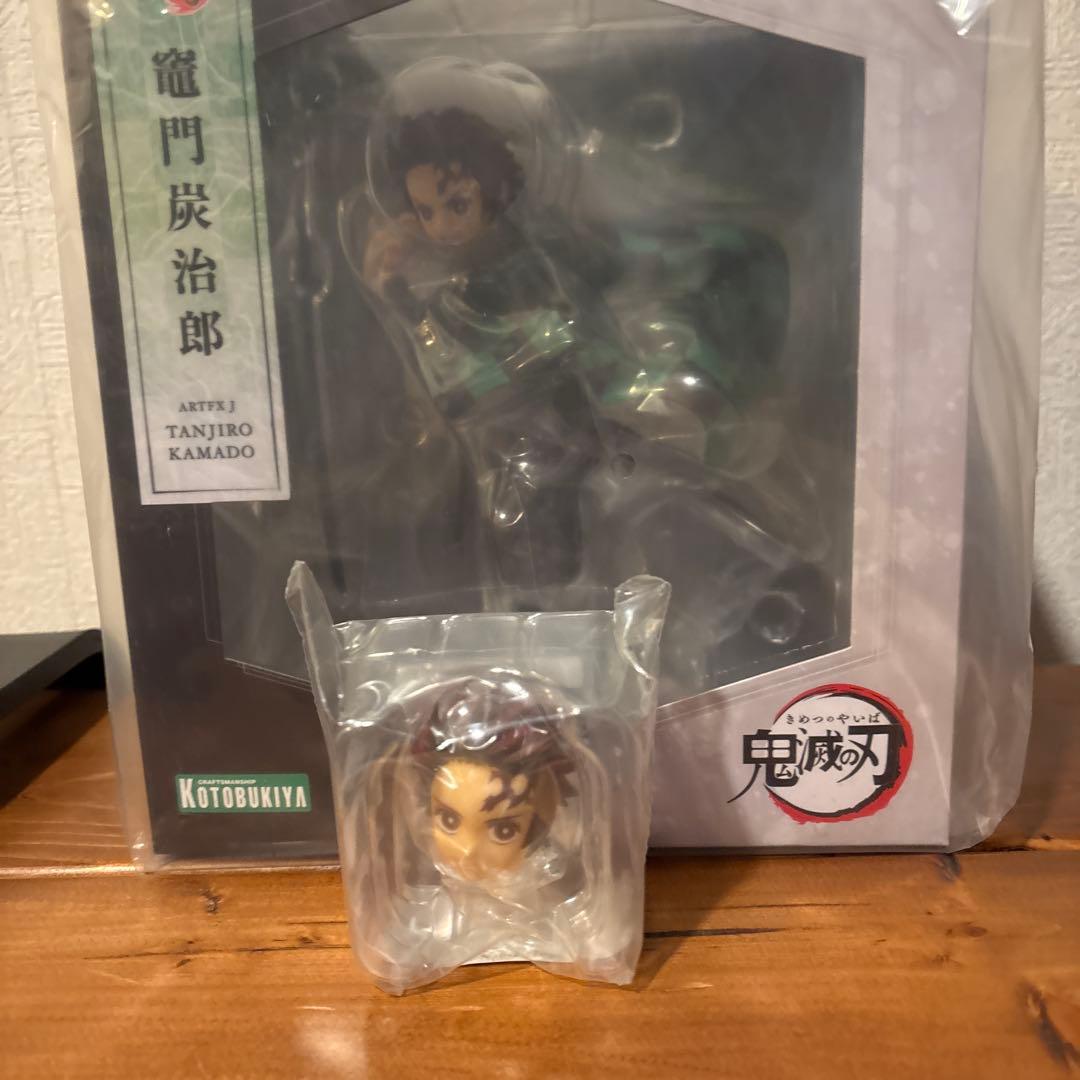 ARTFX J 鬼滅の刃　煉獄、炭治郎、伊之助　善逸　顔替パーツ付き　4体セット