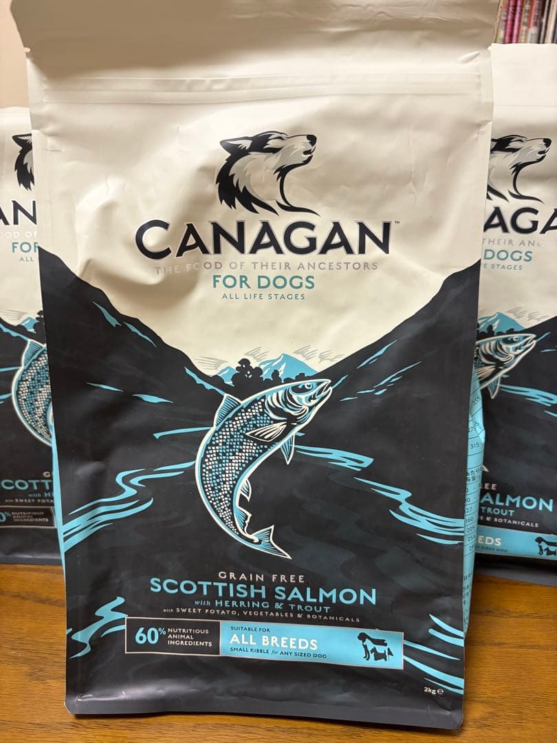 CANAGAN ドッグフード サーモン2kg×3