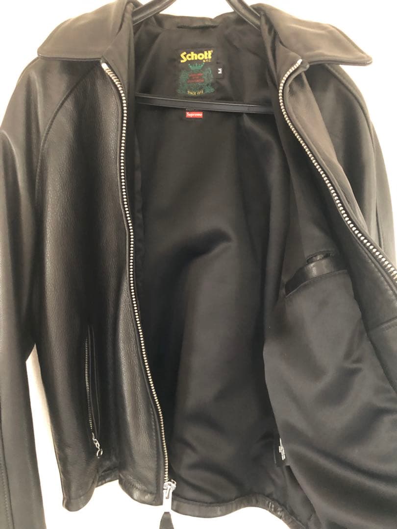 supreme schott ライダースジャケット