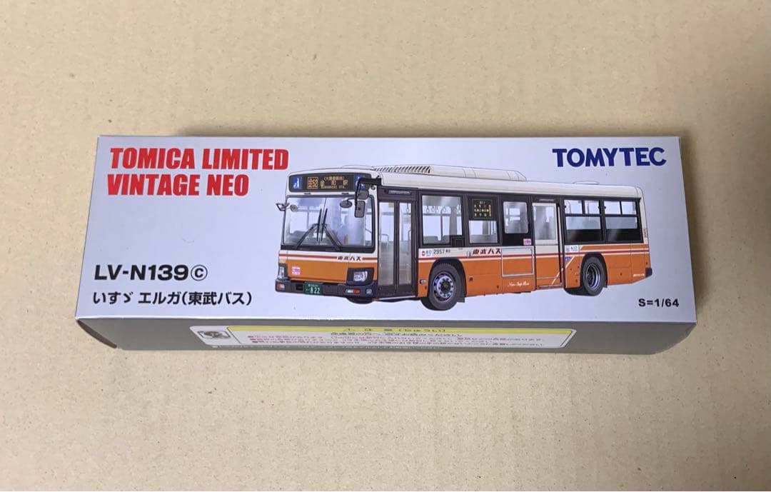 トミカ リミテッド ヴィンテージ ネオ　いすゞ エルガ (東武バス) 139c