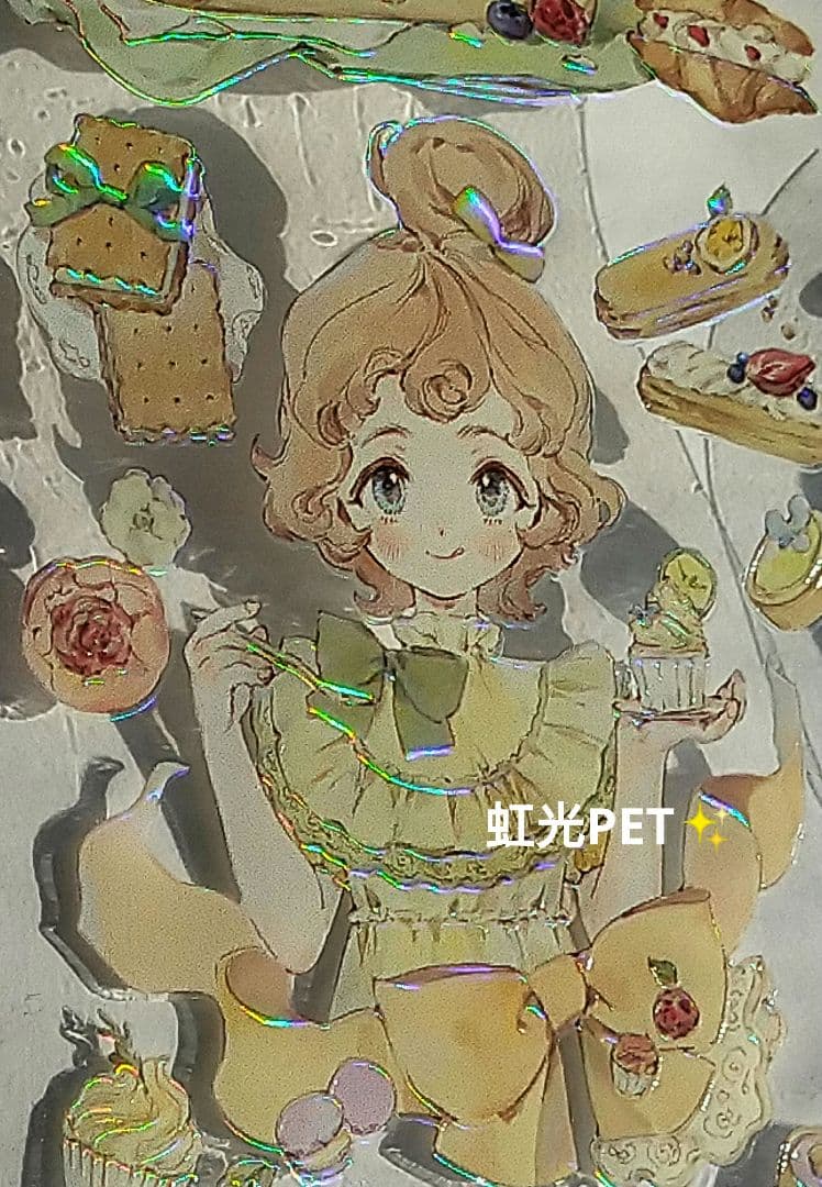 のこり２✩再販✩J44＃夢中的愛爾莎(虹光)檸檬樹切り売り海外人物マステ女の子