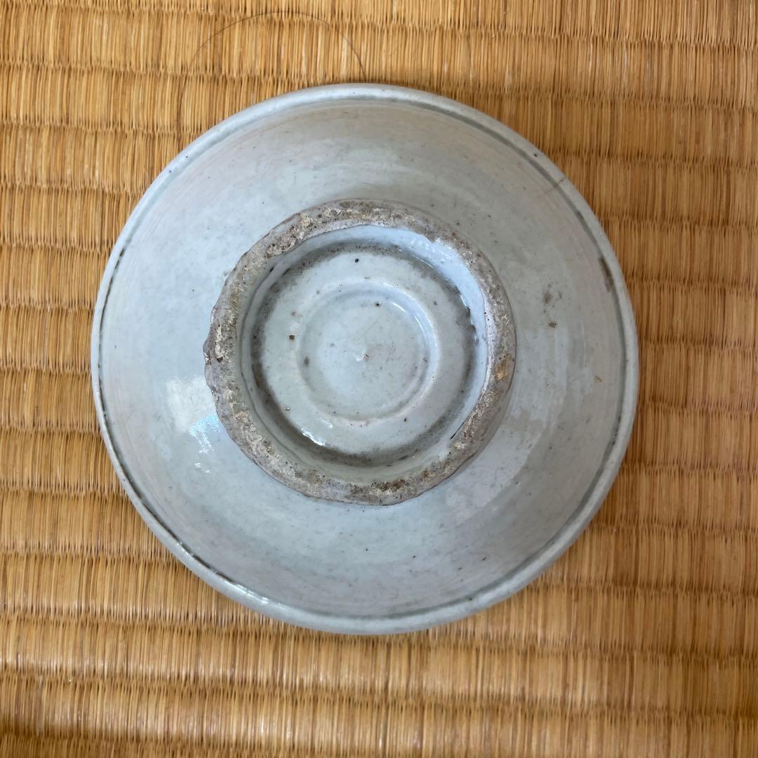 初期伊万里焼  山水鳥居文 アンティーク 小皿