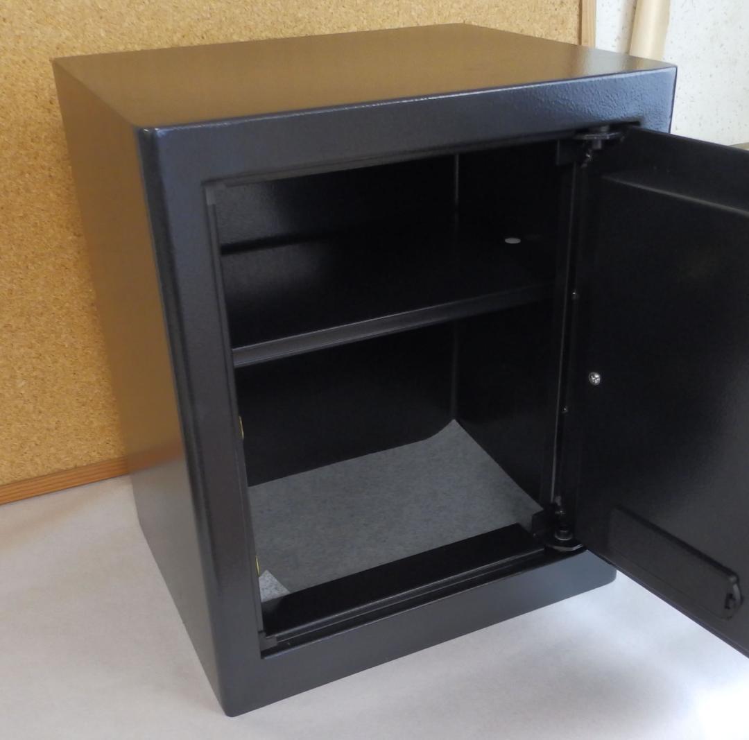 HAPFIY テンキーロック金庫 ブラック セーフティボックス シリンダー錠