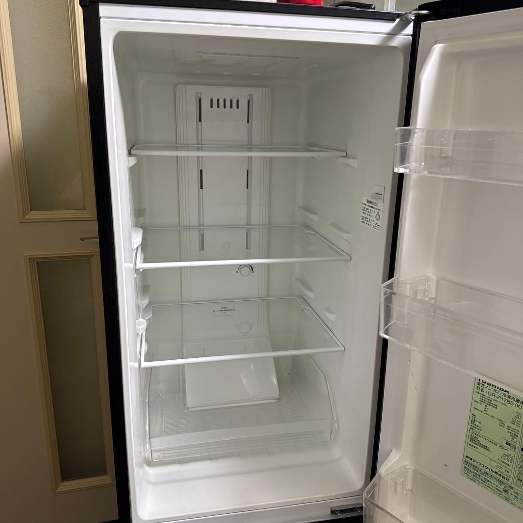 TOSHIBA GR-R17BS(K) 冷蔵庫 171L 2020年製
