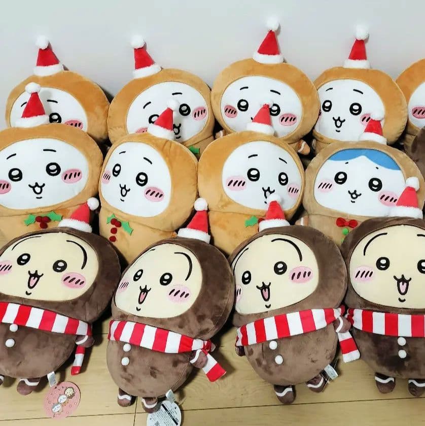 ちいかわ ジンジャーマン　BIGぬいぐるみ クリスマス　12点　まとめ売り