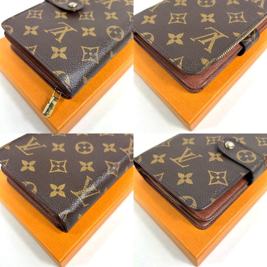 【美品】✅メンテ済み　ルイヴィトン　モノグラム　 ポルトパピエ　二つ折り財布