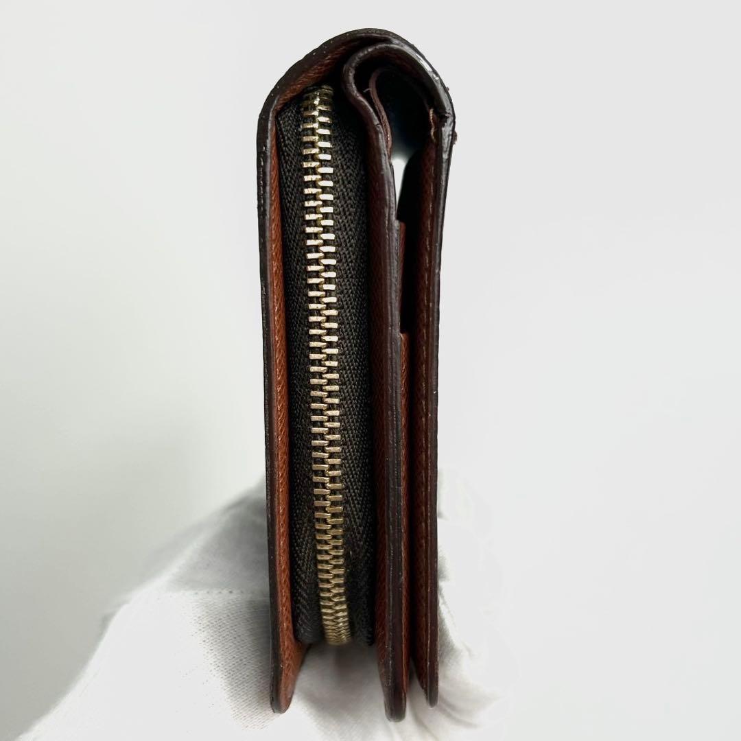 【美品】✅メンテ済み　ルイヴィトン　モノグラム　 ポルトパピエ　二つ折り財布