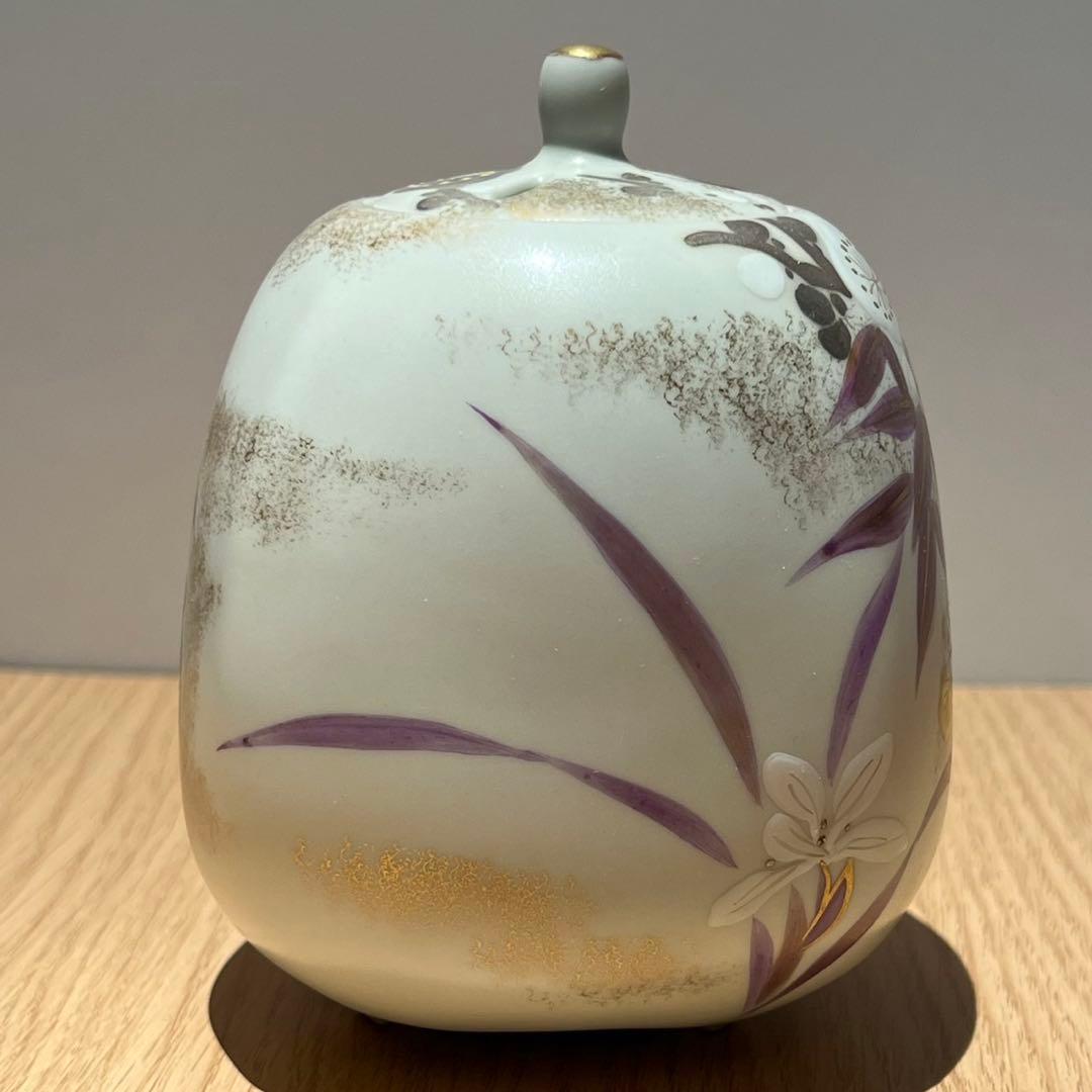 清水焼　平安瑞光窯　土谷稔　四君子　香炉