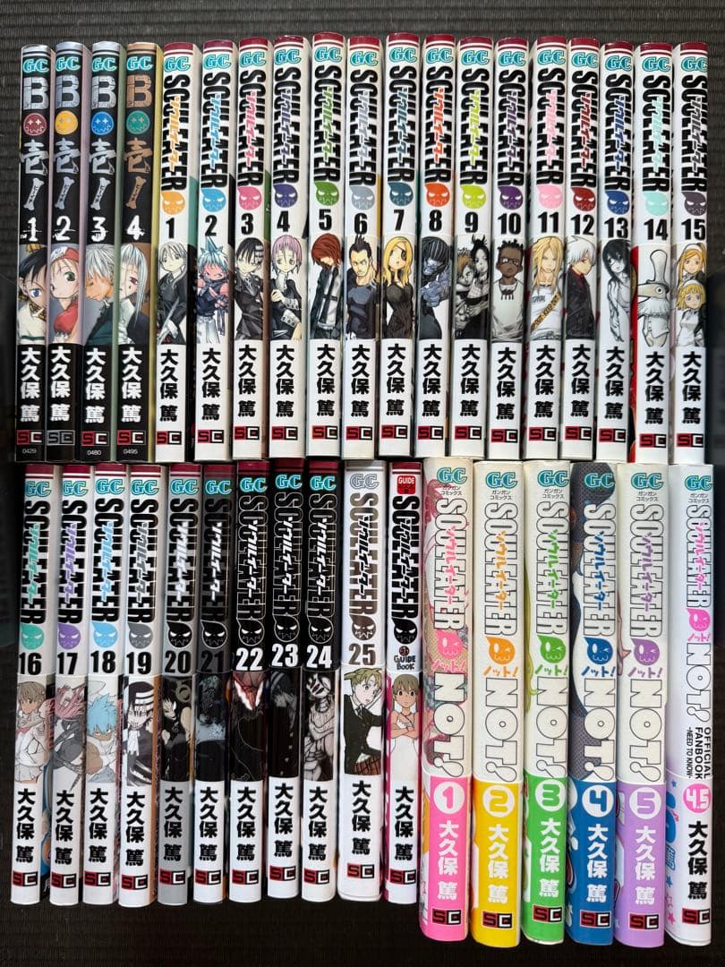 ソウルイーター 1-25巻 全巻初版帯付き + ノット！ 全巻初版帯付き 関連本