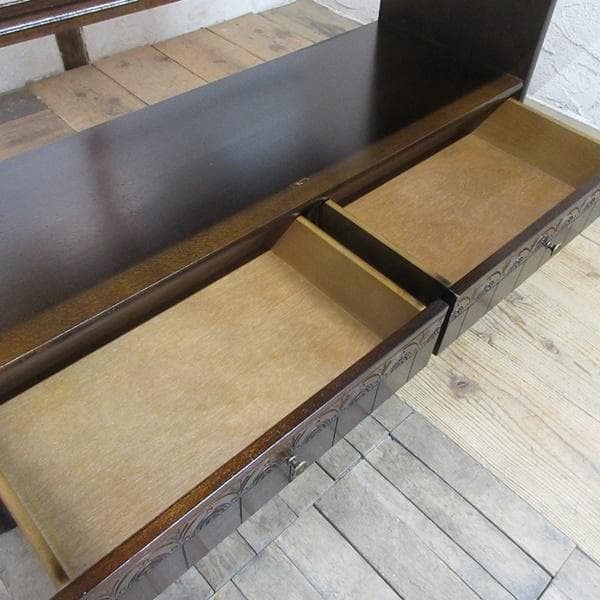 イギリス アンティーク 家具 キッチンワゴン トロリー 引き出し付き 6005e