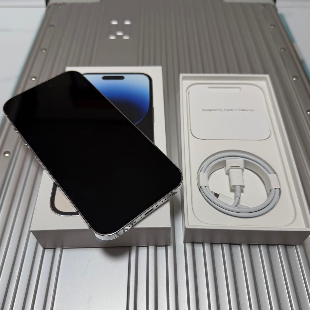 iPhone 14 Pro 256GB シルバー（バッテリー100％）