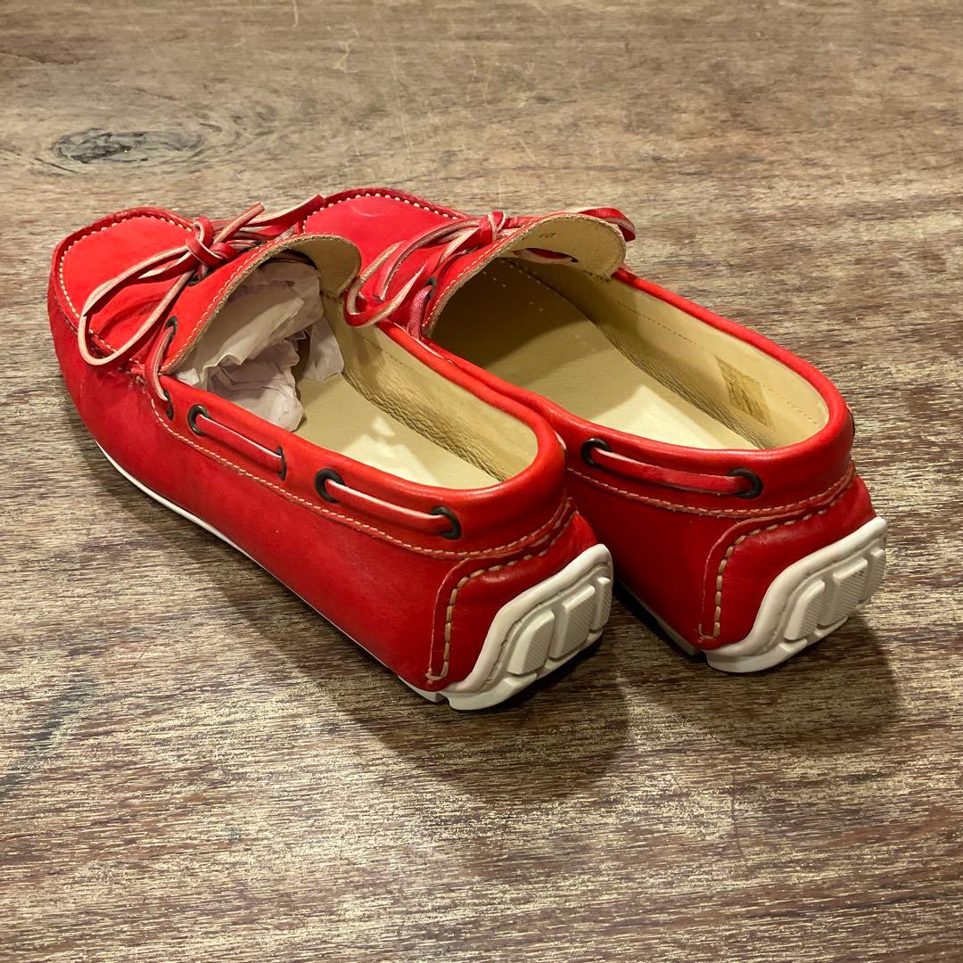 未使用品！エポカウォモ レザー ドライビングシューズ 1351 メンズ 40