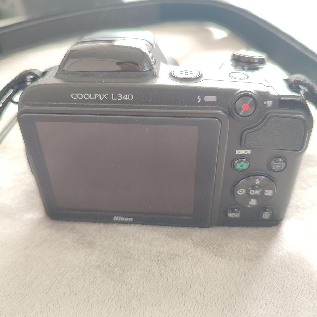 【美品】COOLPIX L340 デジカメ　箱＆アルバム付き　黒 ブラック
