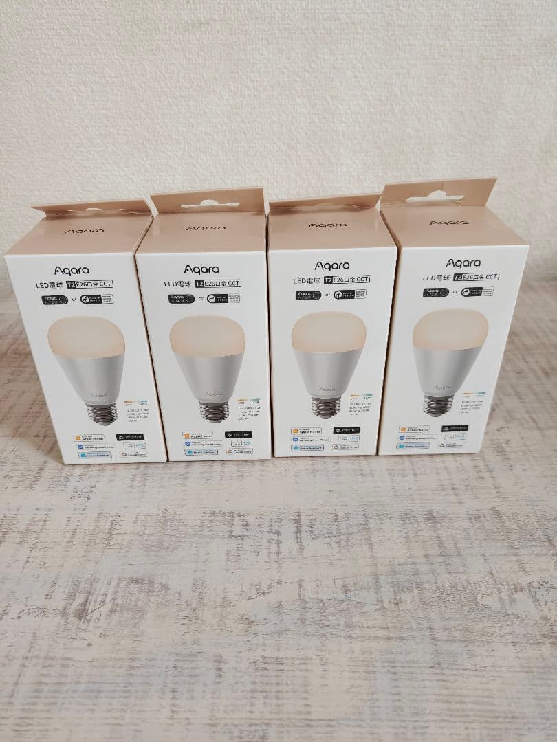 【4個セット】Aqara LED 電球 T2 E26口金 CCT