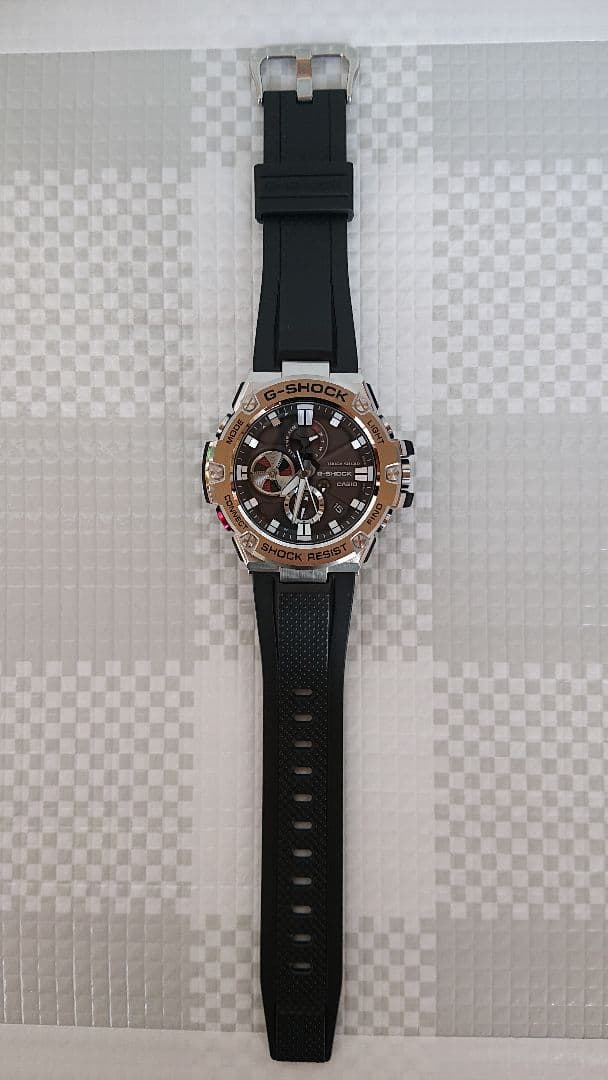 T*3様 G-SHOCK G-STEEL GST-B100-1AJF 美中古品。