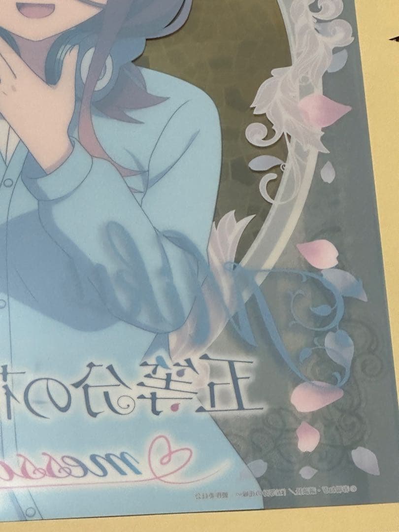 中野三玖　五等分の花嫁展 6週連続フォロー＆RTキャンペーン