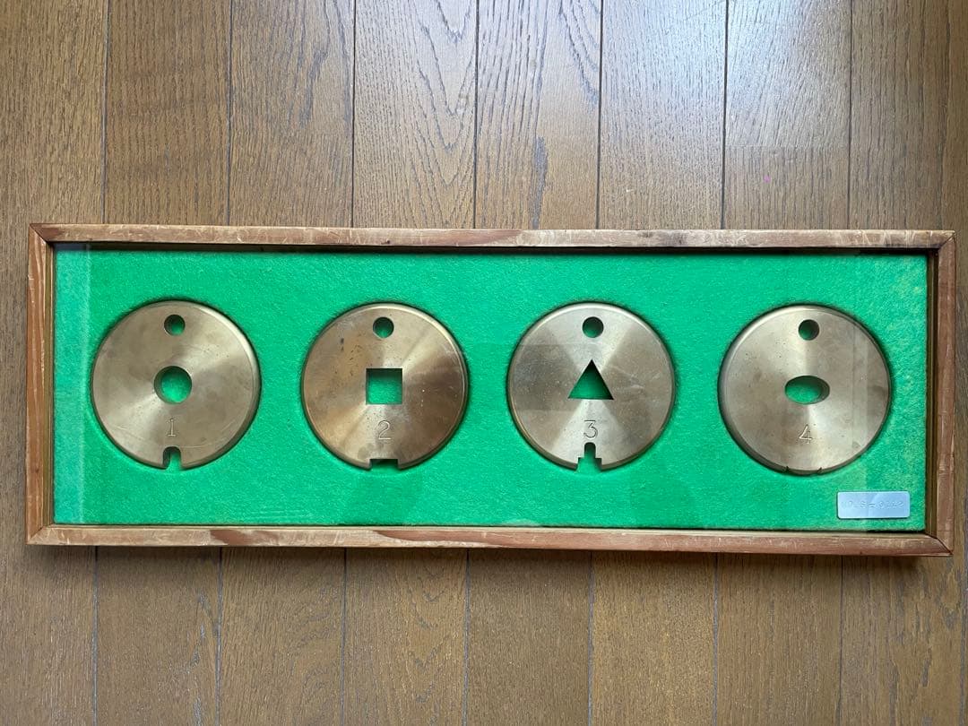 鉄道　閉そく　展示用タブレット　通票　4種類セット