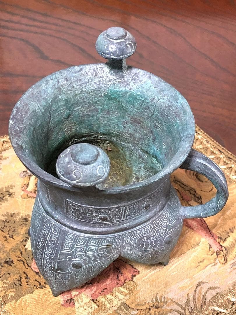 【 中国古代父癸カ＊ 】 中国青銅器　骨董