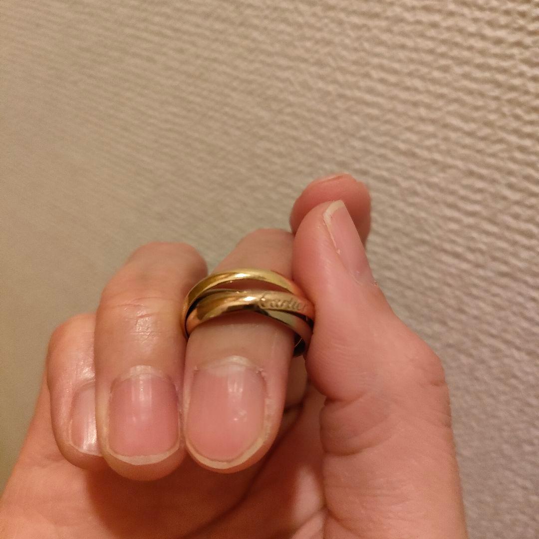 c*y様 カルティエ　トリニティリング　3連 リング 52