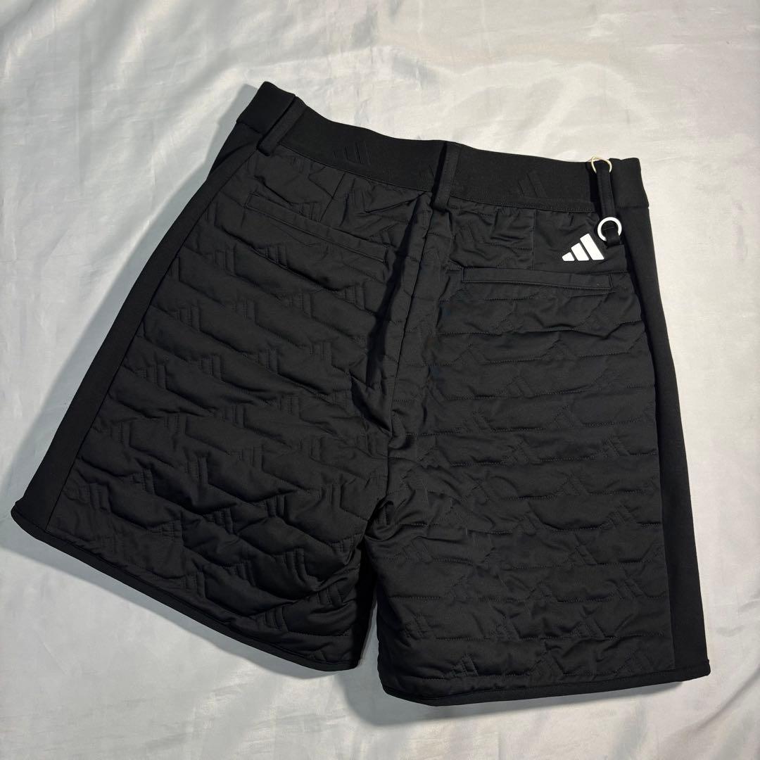 未使用　adidasゴルフ　モックネックセーターキルティングハーフパンツ　セット