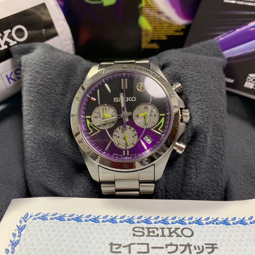 SEIKO　エヴァンゲリオン　500系新幹線　腕時計　ウォッチ　セイコー