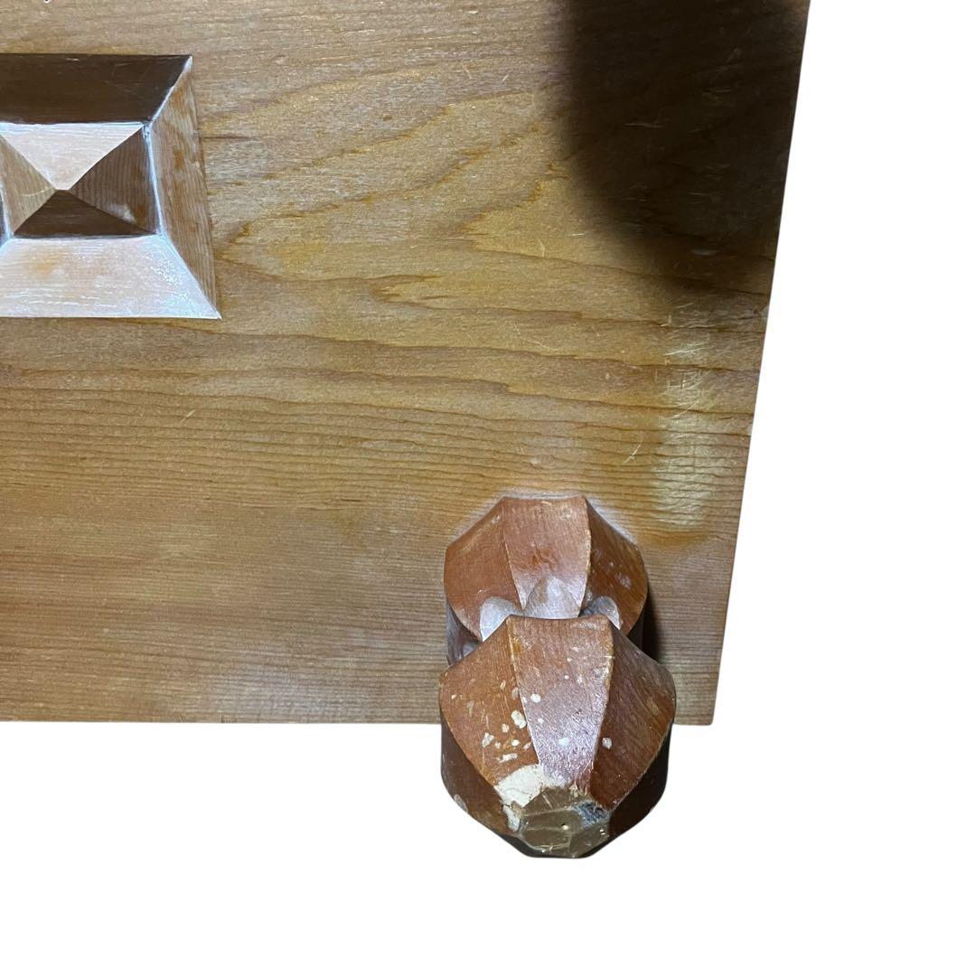 【寿】本榧製 卓上碁盤 No.50 足付き 高級品