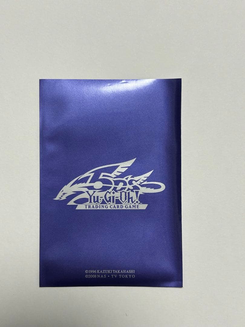 遊戯王　海外　5D's Tin缶 スリーブ パープル ブルー ４０枚×2