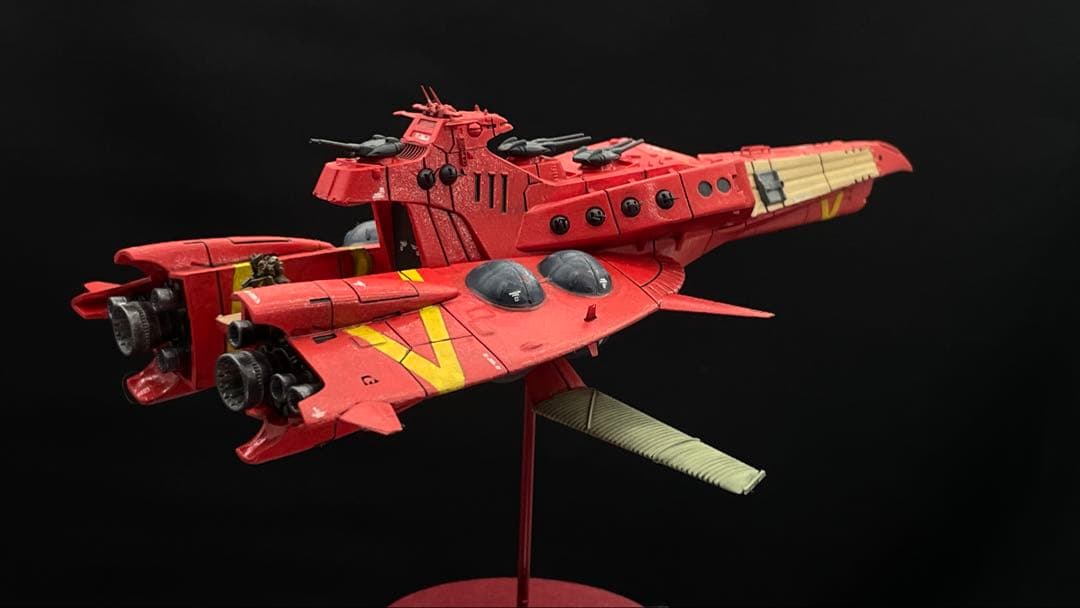 機動戦士ガンダム逆襲のシャア　ネオジオン　ムサカ5番艦　完成品 1/1700