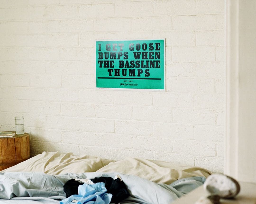 STUSSY LivinGS Letterpress レタープレスポスター