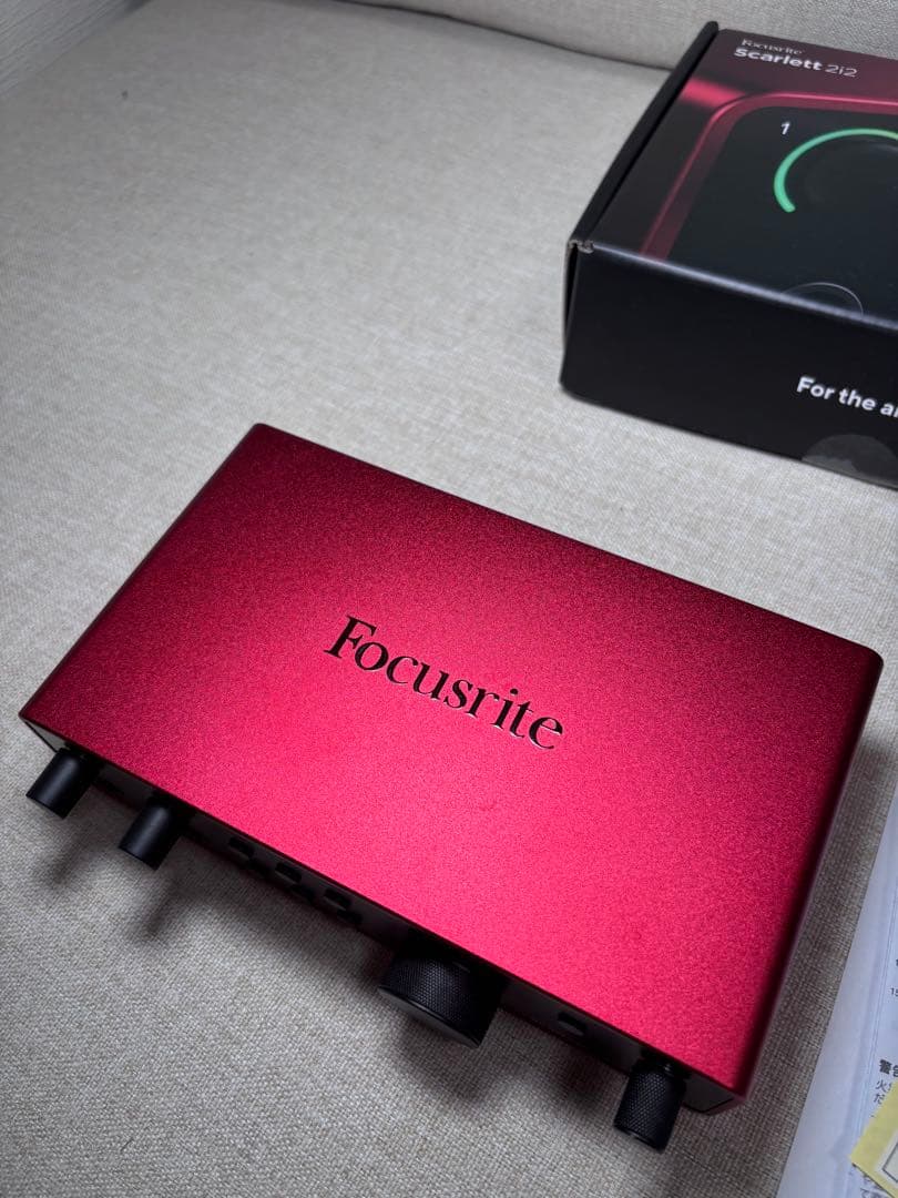 DTM・DAW Focusrite Scarlett 2i2 4th gen