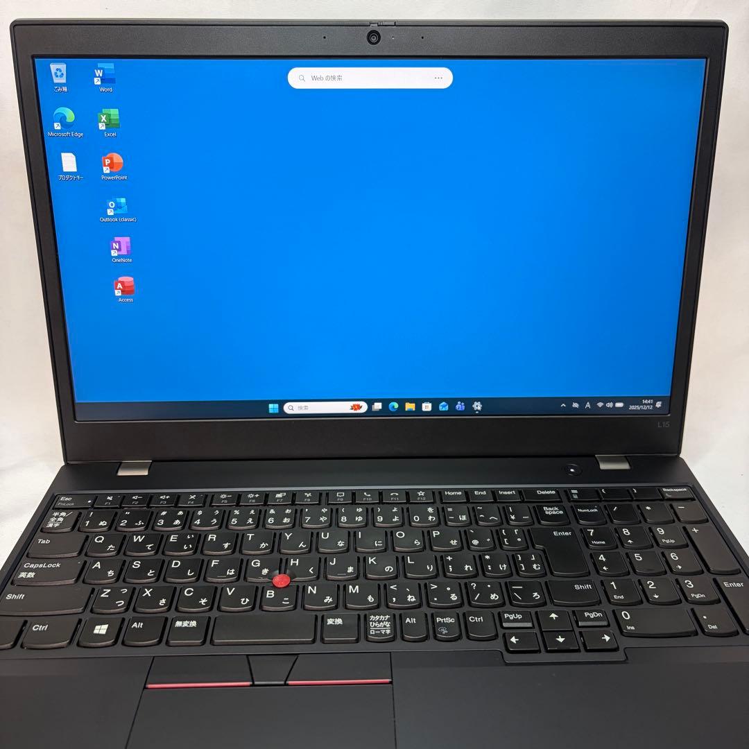 美品 ThinkPad L15 第10世代 i5 8GB 15.6型 フルHD
