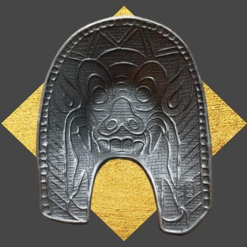 【新品】24K The art of Chokin☆希少▶鬼瓦茶托 5客 年譜付