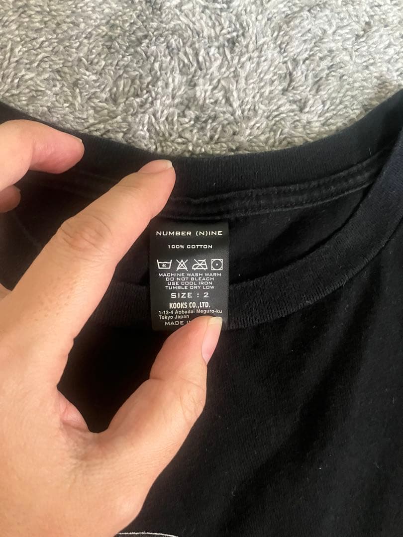 NUMBER (NINE) ナンバーナイン　ミッキーマウス Tシャツ サイズ2②