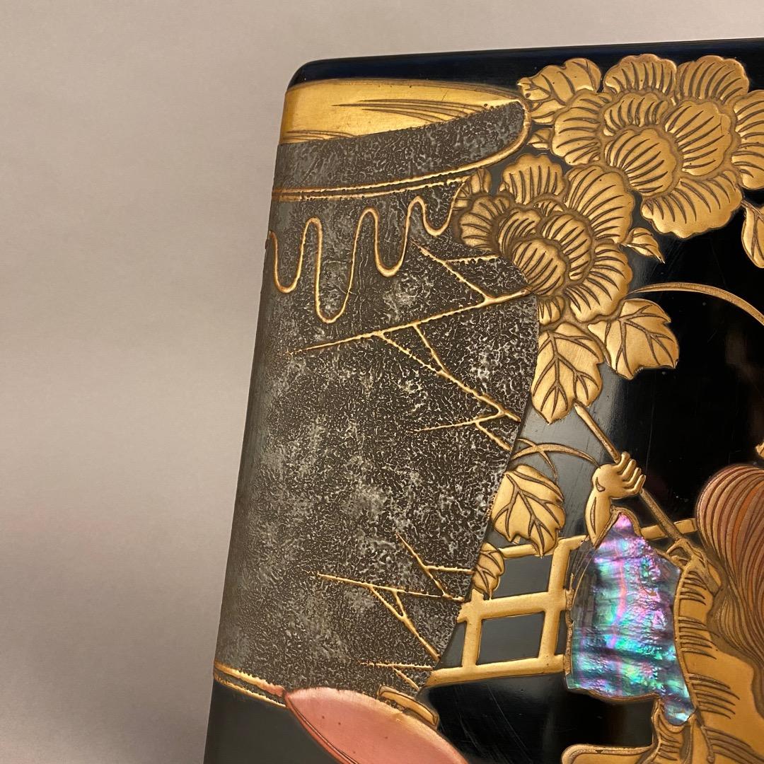 蒔絵青貝浄硯箱 Q-845