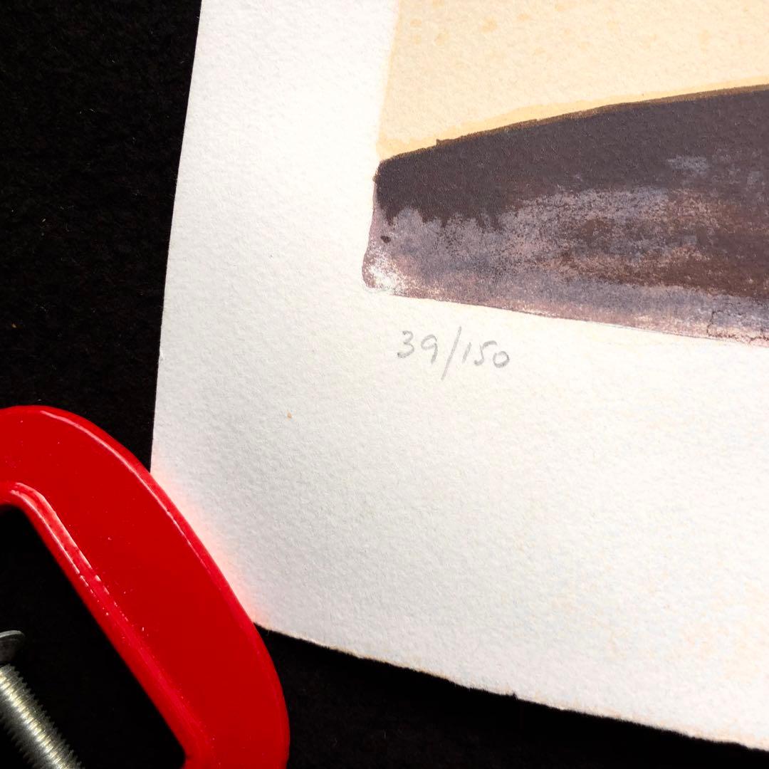 ジャン・ピエール・カシニョール リトグラフ「パラソル」1978年【サイン入】