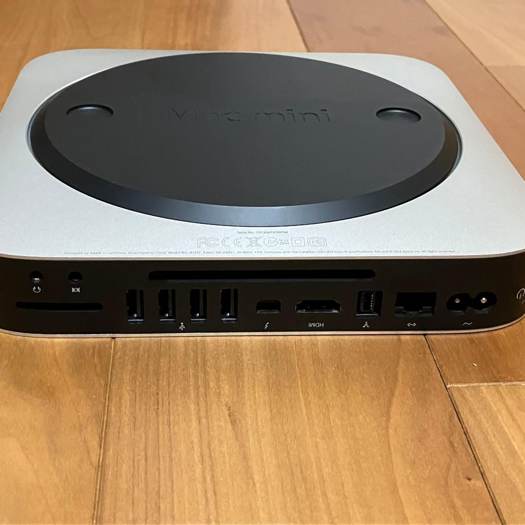 Macデスクトップ Mac mini (Late 2012) SSD 2TB