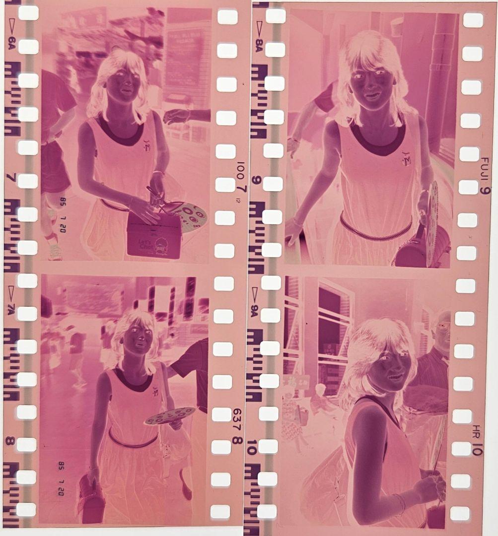 中山美穂ネガフィルム4コマ