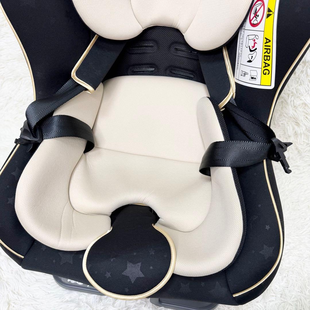 極美品 pigeon キュピオ チャイルドシート 星柄 西松屋限定モデル