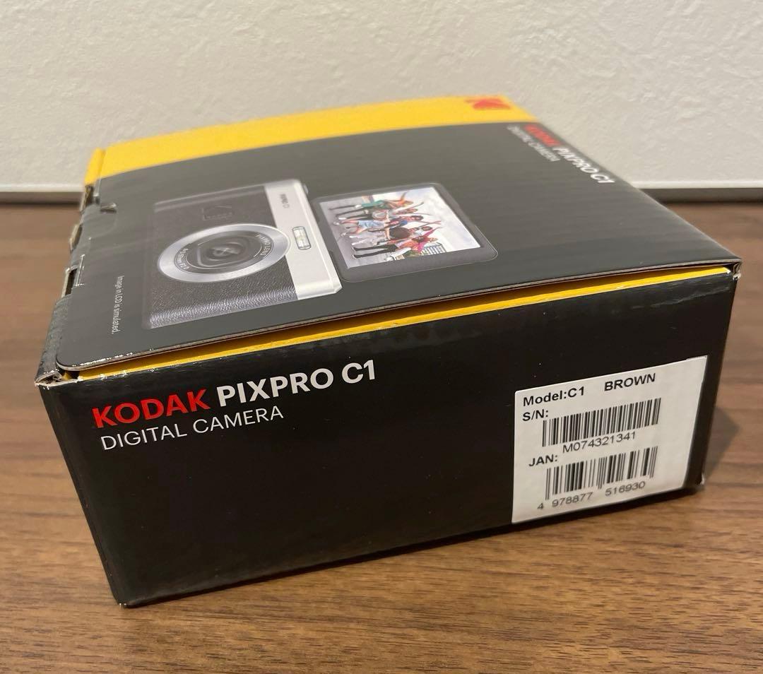 【新品】コダックコンパクトデジカメブラウン　サンディスク　SDカードセット