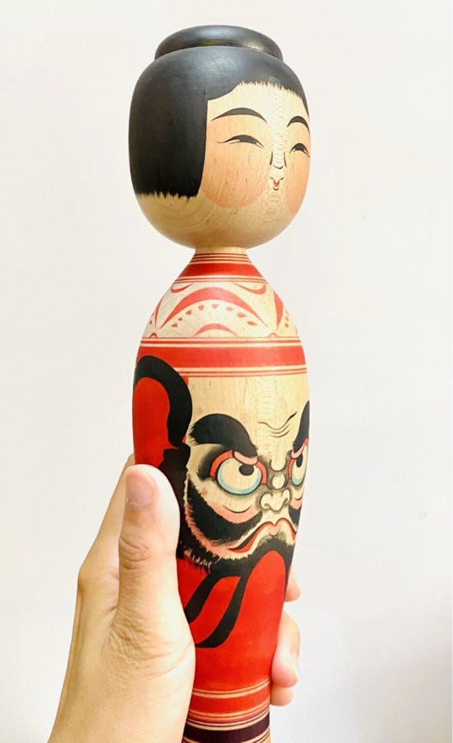 中古　こけし　人形　木製　日本　伝統　笹森淳一　Q コレクション