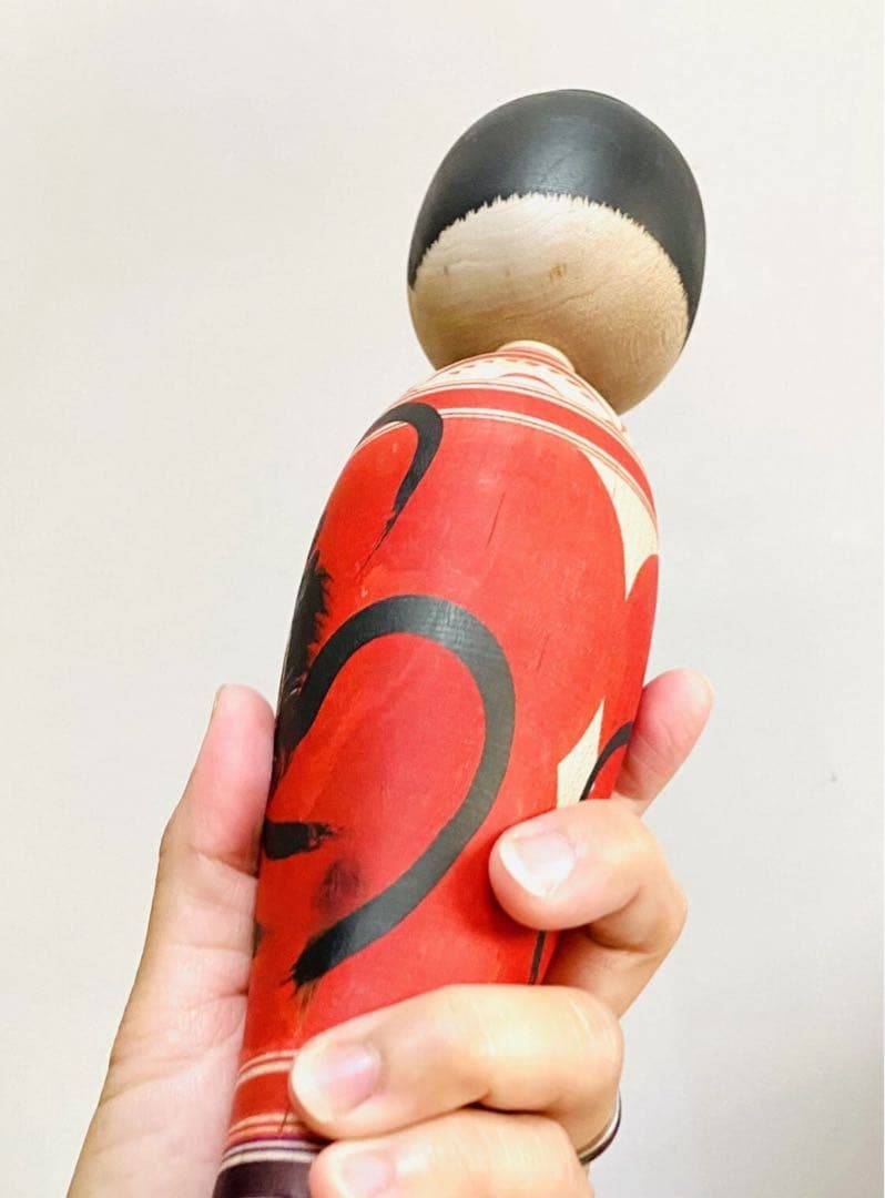 中古　こけし　人形　木製　日本　伝統　笹森淳一　Q コレクション