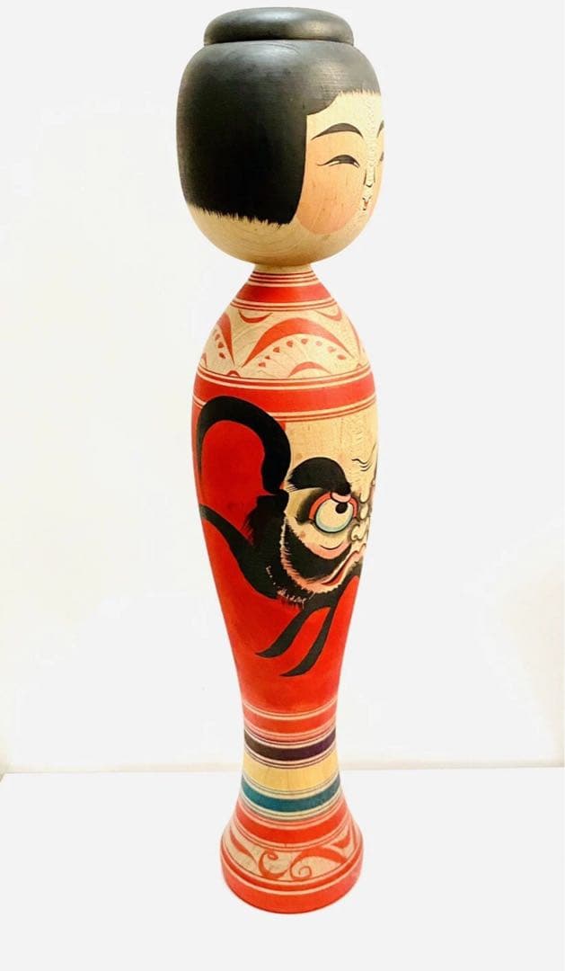 中古　こけし　人形　木製　日本　伝統　笹森淳一　Q コレクション