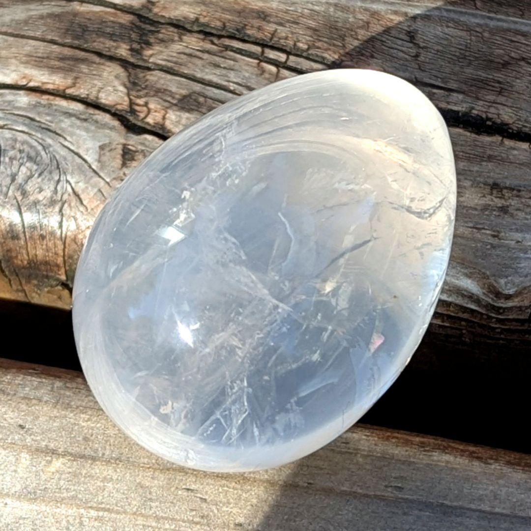 高品質☆ジラソル エッグ ミルキークォーツ 水晶 天然石 クリスタル ヒーリング